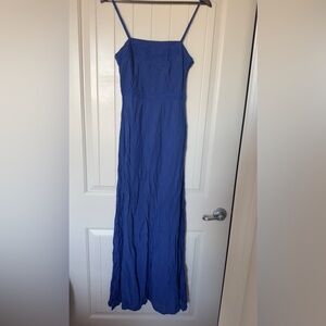 Once worn forever new limited edition embroidered slit midi dress